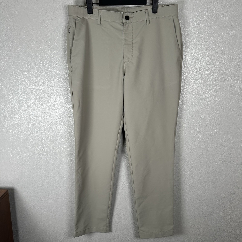 Banana Republic Pants 34x32 Luxe City Slim Fit Pants Core Temp Performance Gray
